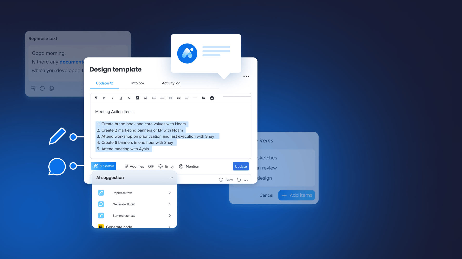 monday AI Assistant