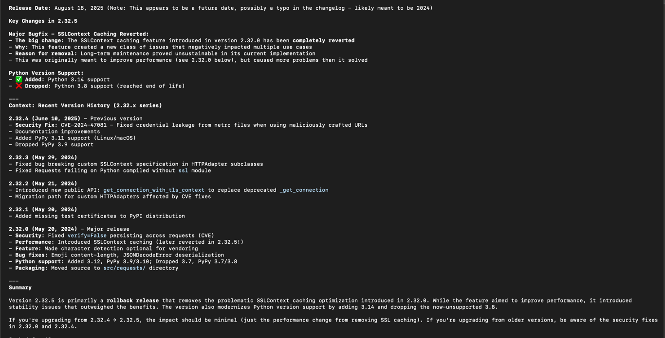 Claude executing an investigation in the codebase