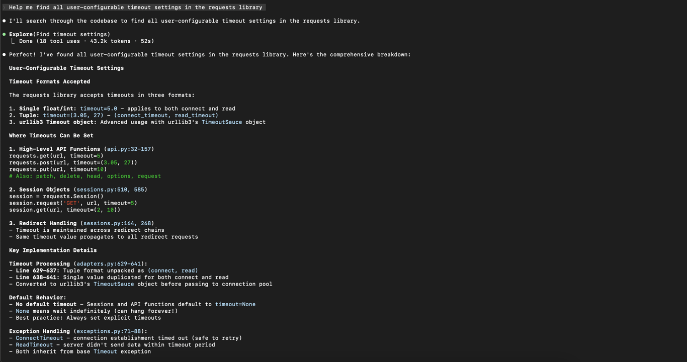 Claudes output
