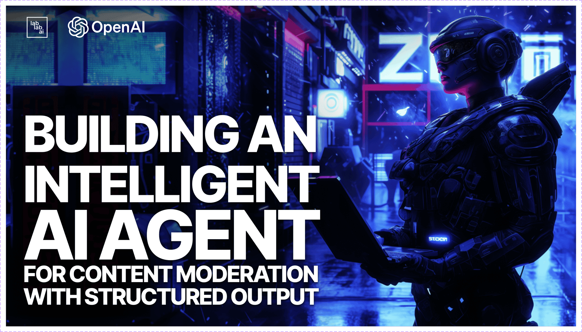 Building an Intelligent AI Agent for Content Moderation with Structured Output