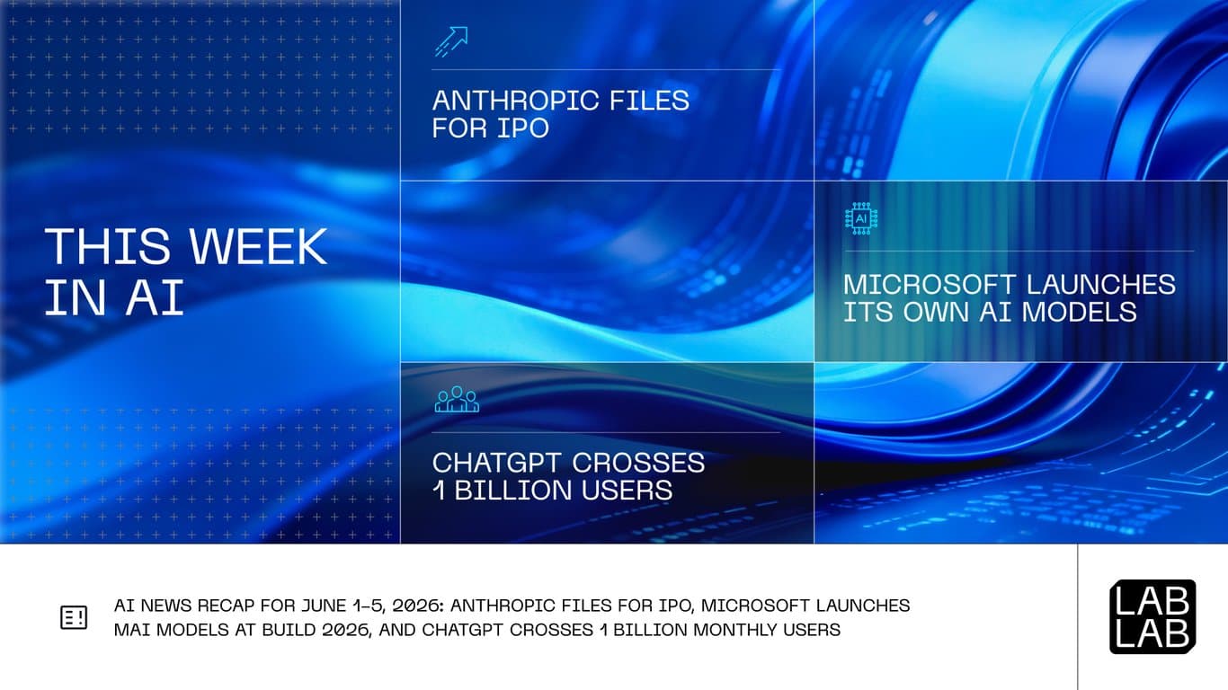 Anthropic Files for IPO, Microsoft Launches Its Own AI Models, ChatGPT Crosses 1 Billion Users