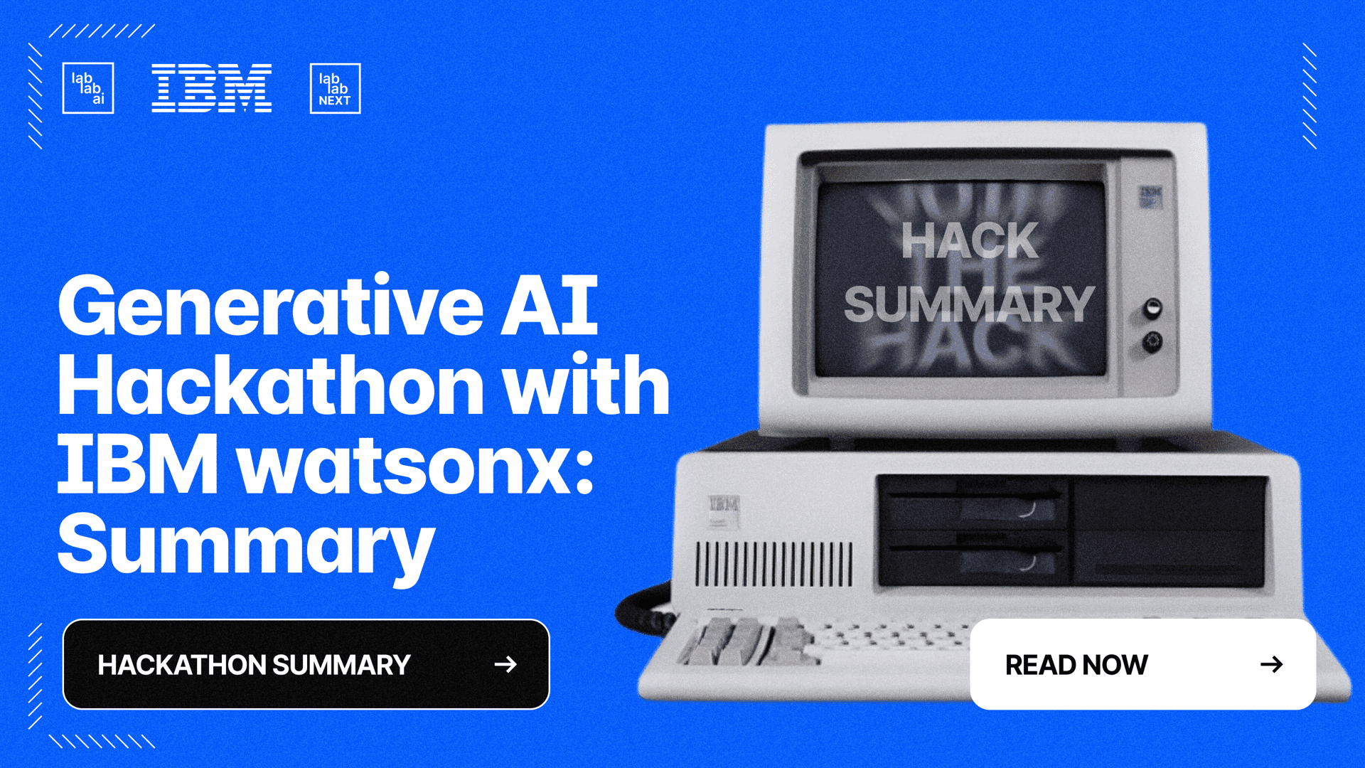 Generative AI Hackathon with IBM watsonx