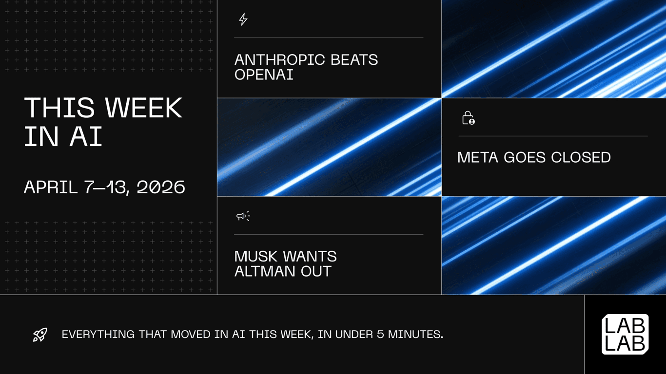 Anthropic Beats OpenAI, Meta Goes Closed, Musk Wants Altman Out