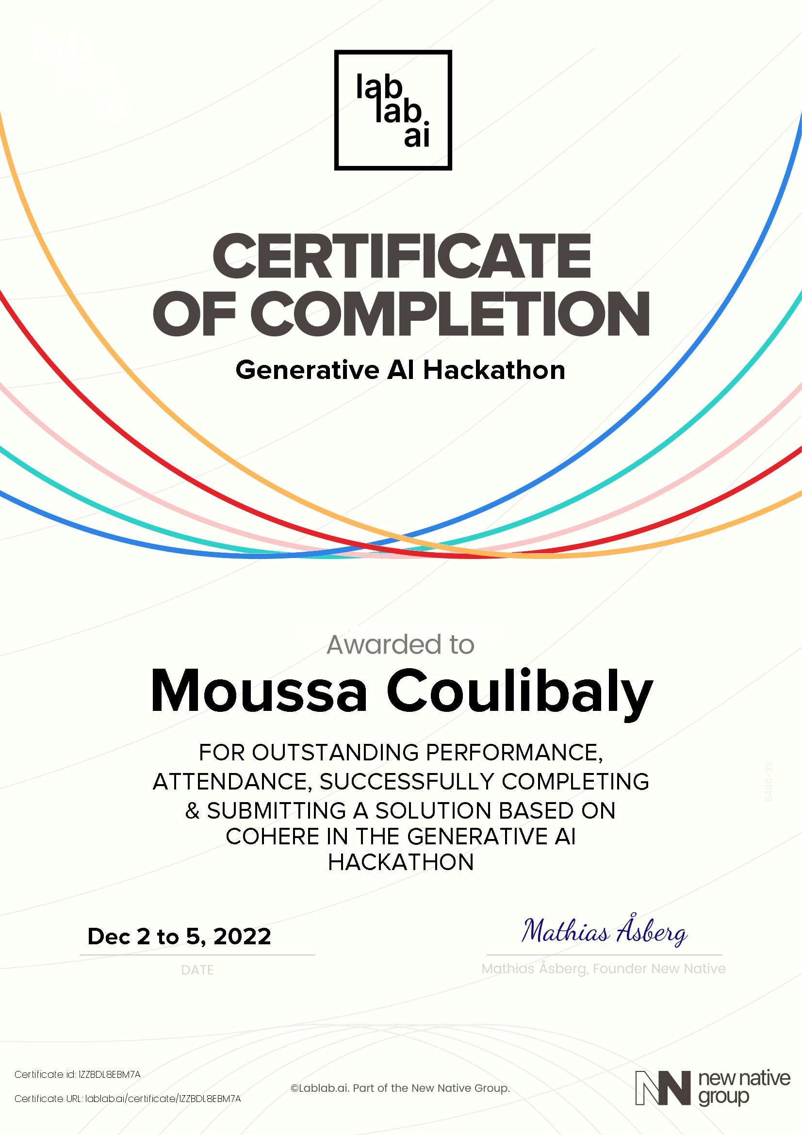 personal certificate