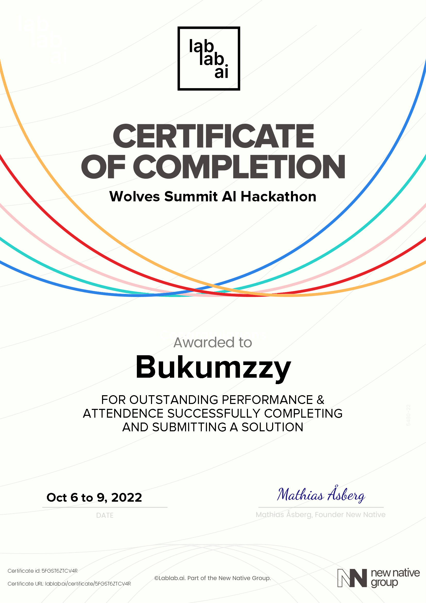 personal certificate