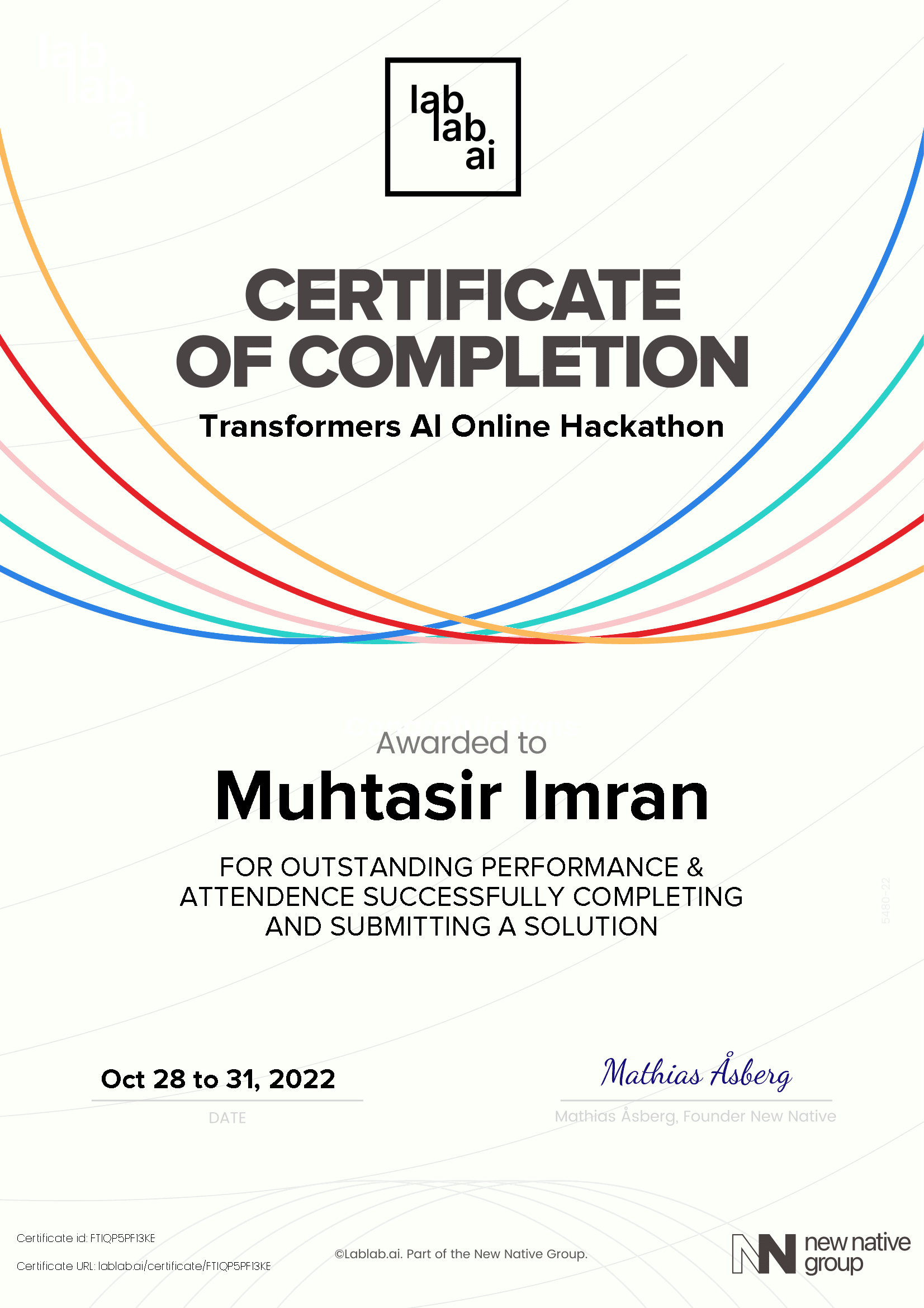 personal certificate