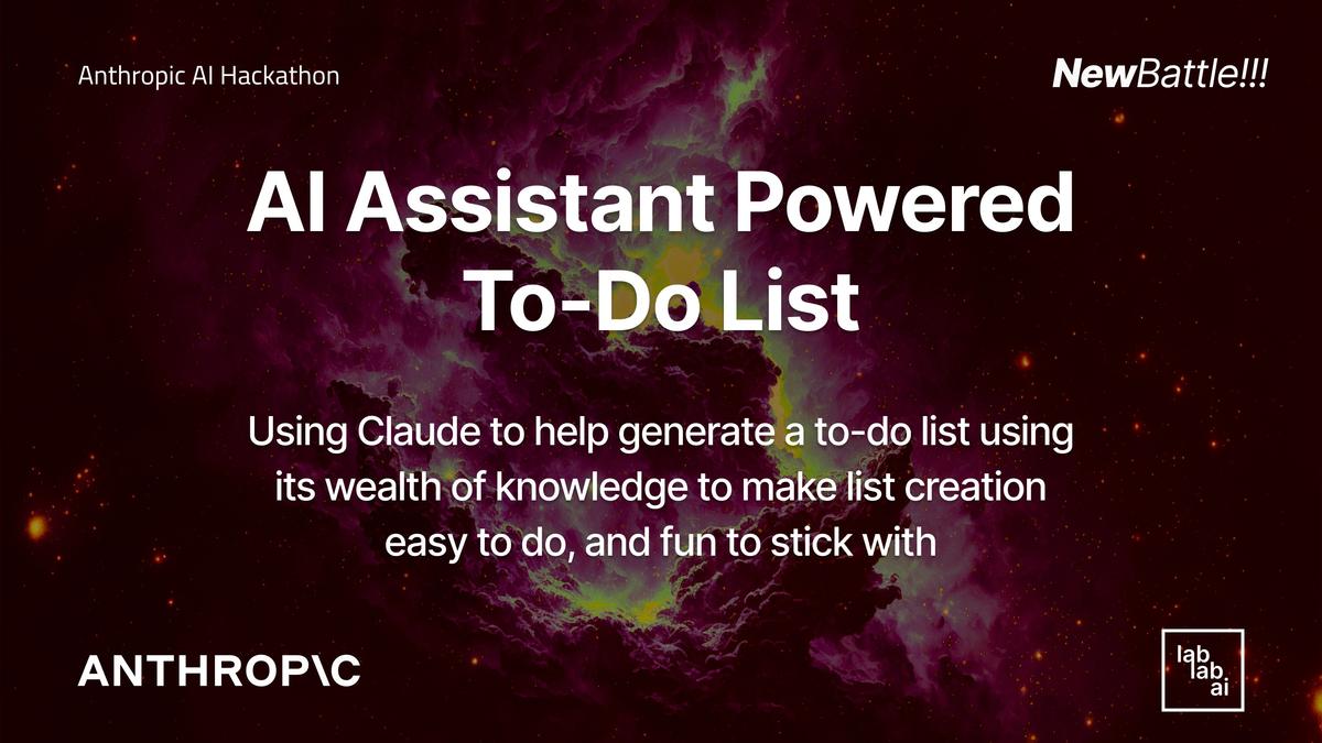 AI Assistant To-Do List