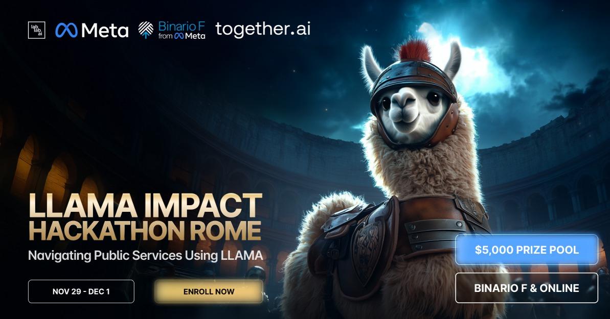 Llama Impact Hackathon Rome event thumbnail