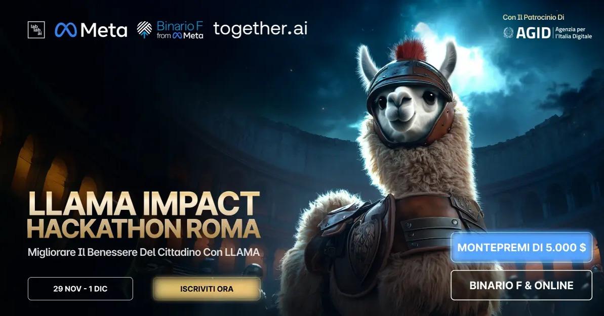 Llama Impact Hackathon Rome event thumbnail