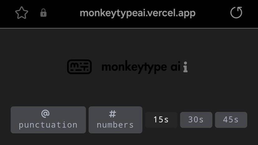 MonkeyType ai