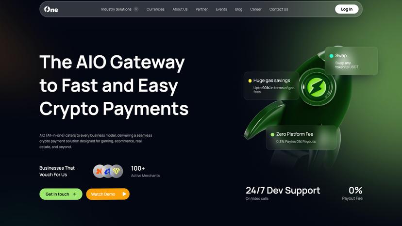 AIO Crypto Payment Gateway