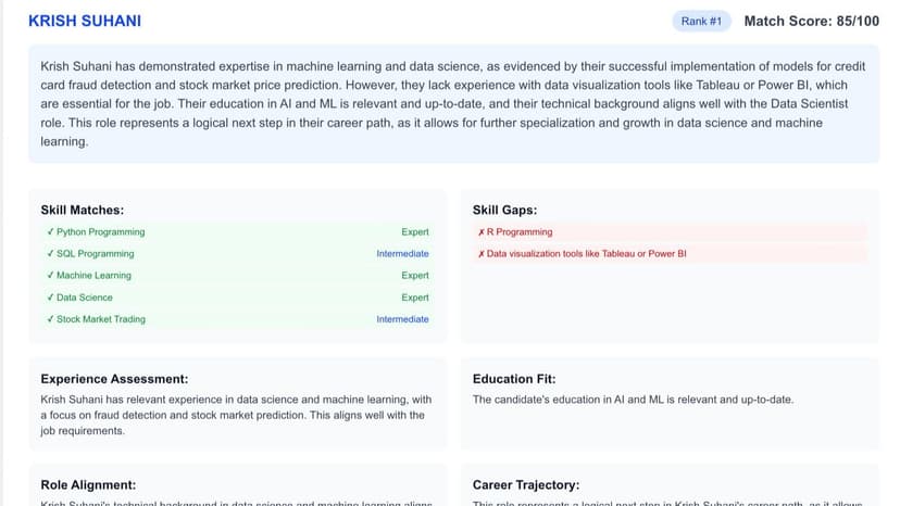AI Resume Screener