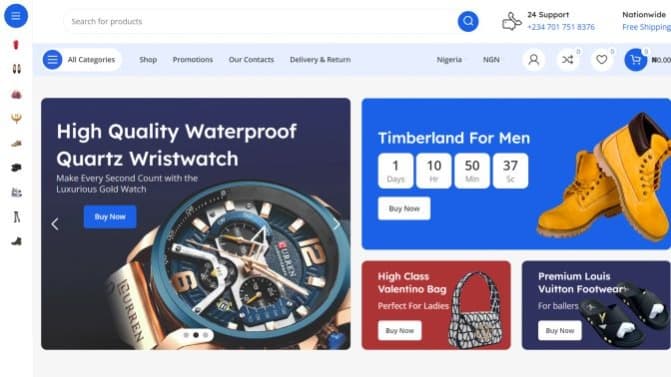 Comsity an Ecommerce Website