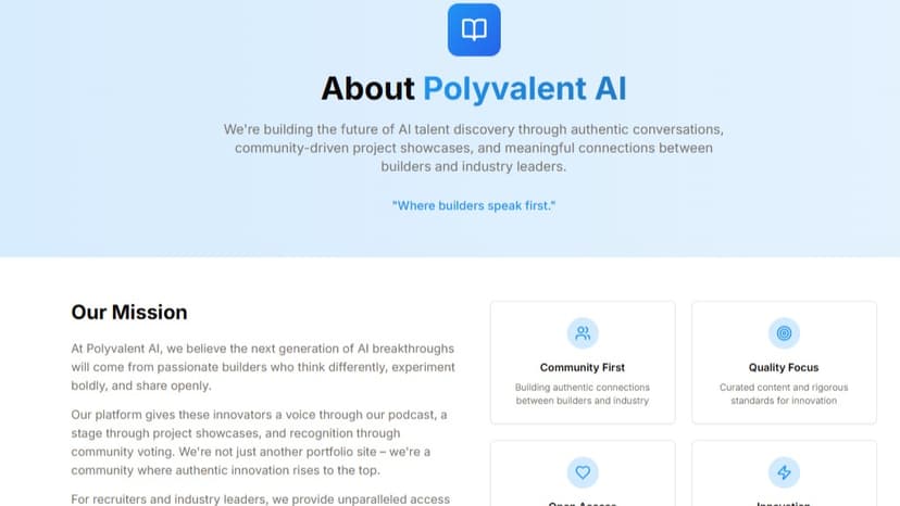 Polyvalent AI