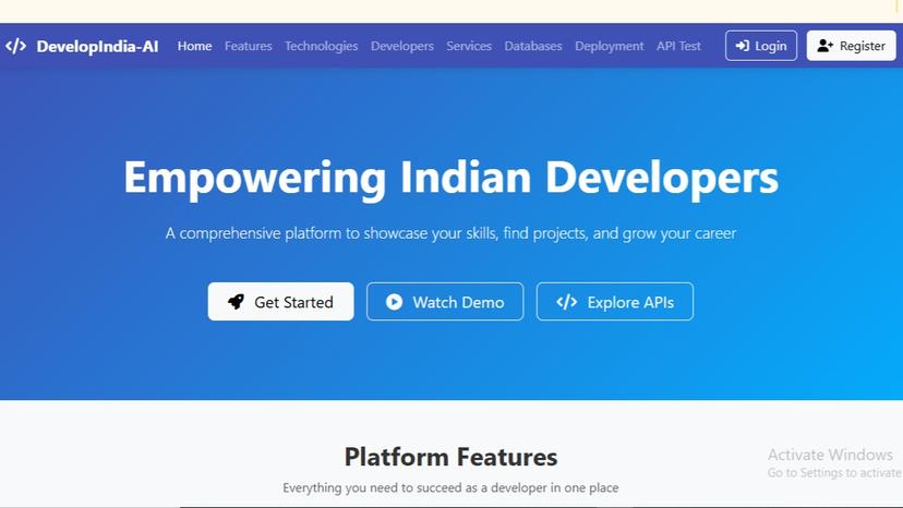 DevelopIndia AI
