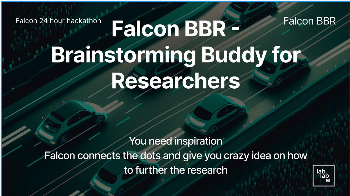 Falcon BBR - Brainstorming buddy for Researchers