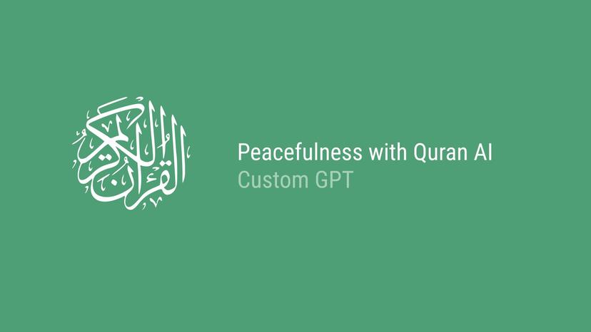 Peacefulness with Quran AI