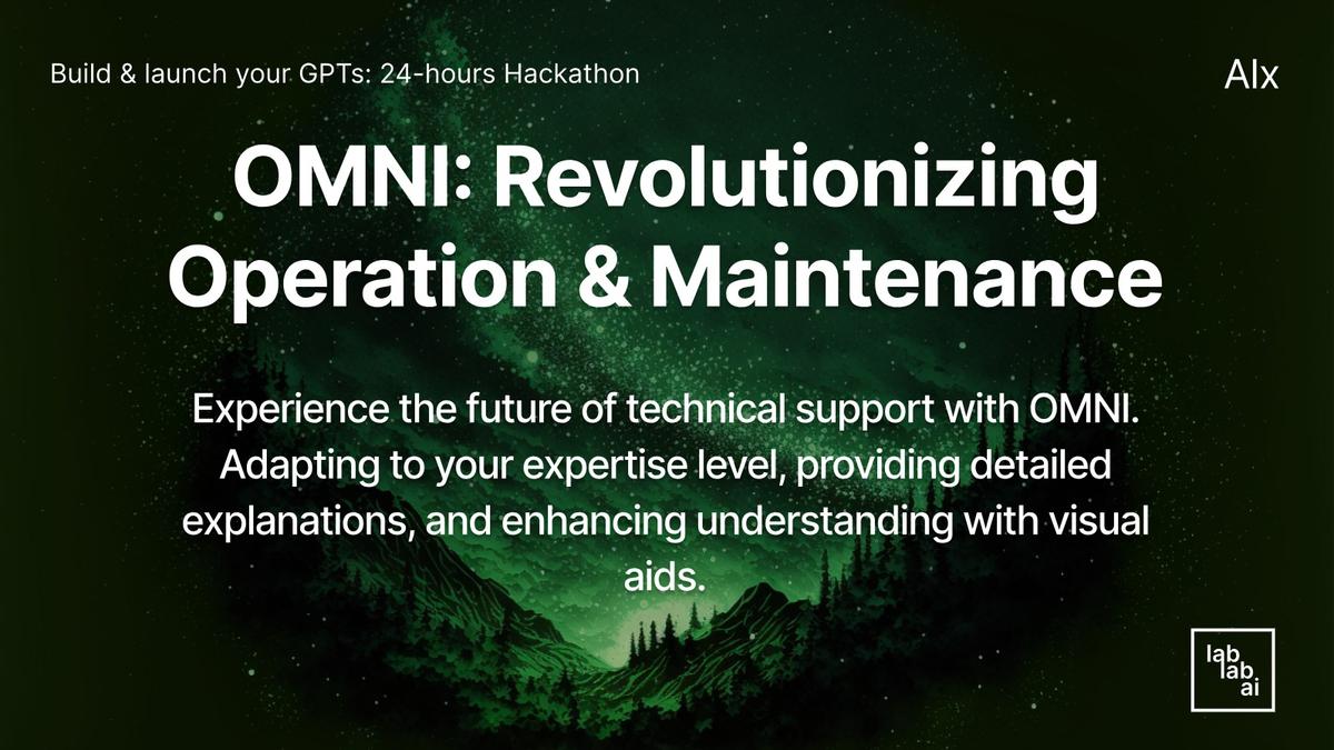 OMNI-Revolutionizing Operation and Maintenance