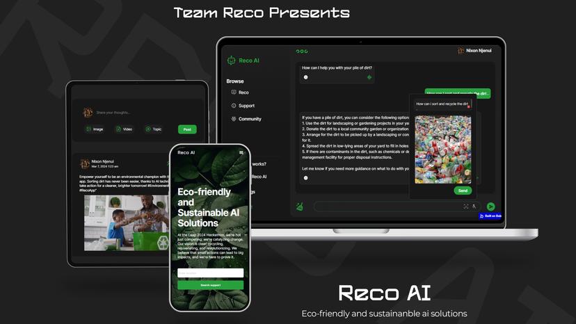 RECO AI Revolutionizing Waste Management with  AI