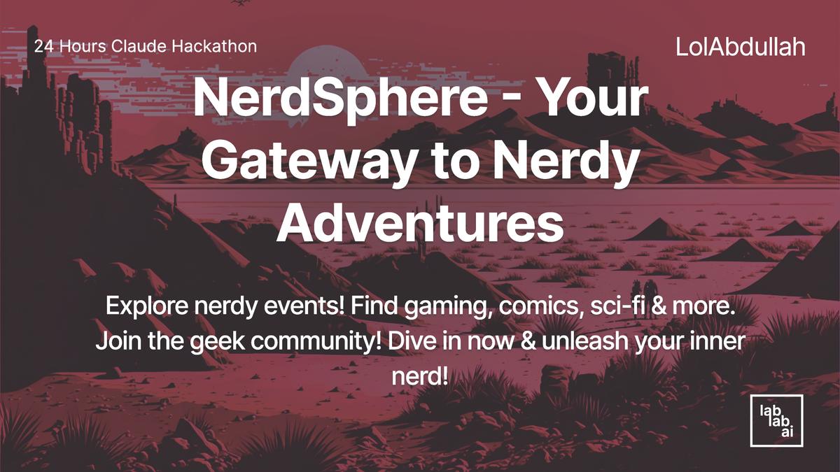 NerdSphere - Your Gateway to Nerdy Adventures
