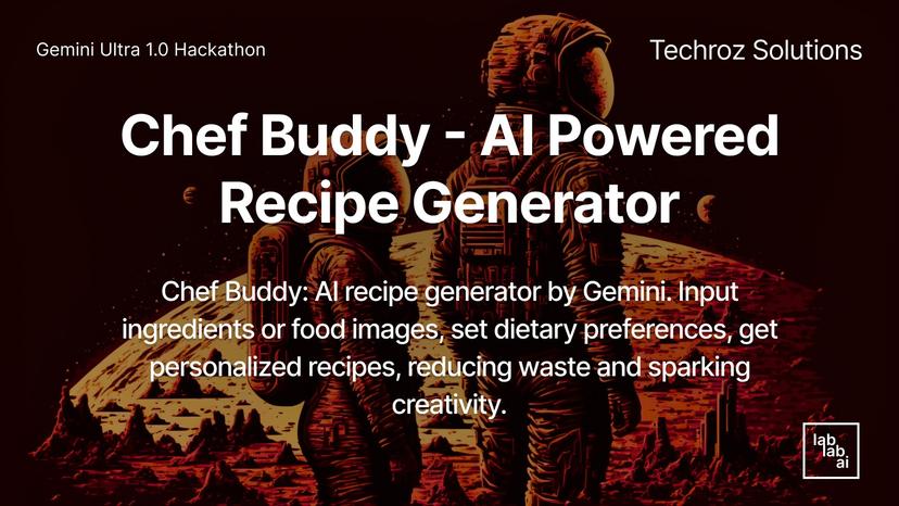 Chef Buddy - AI Powered Recipe Generator