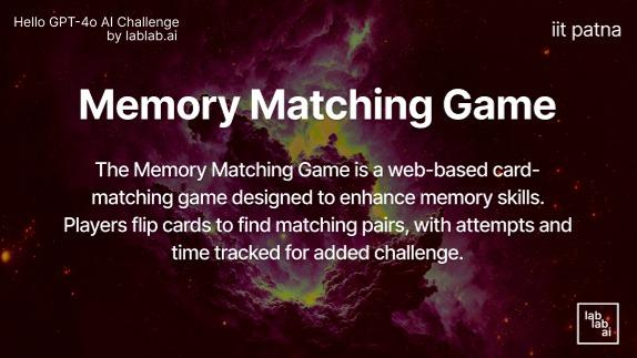 Memory Matching Game