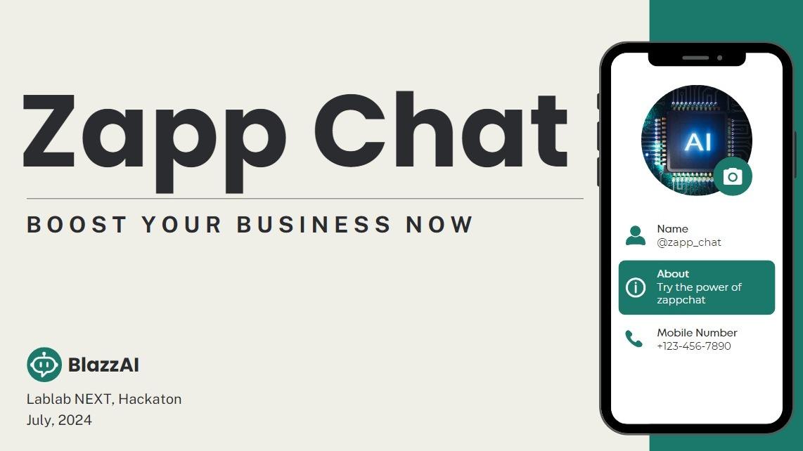 ZappChat - Your intelligent business solution