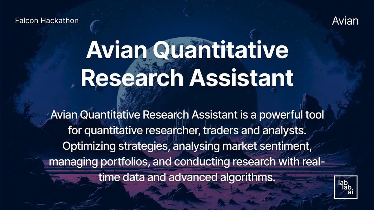 Avian Quantitative Research Assistant