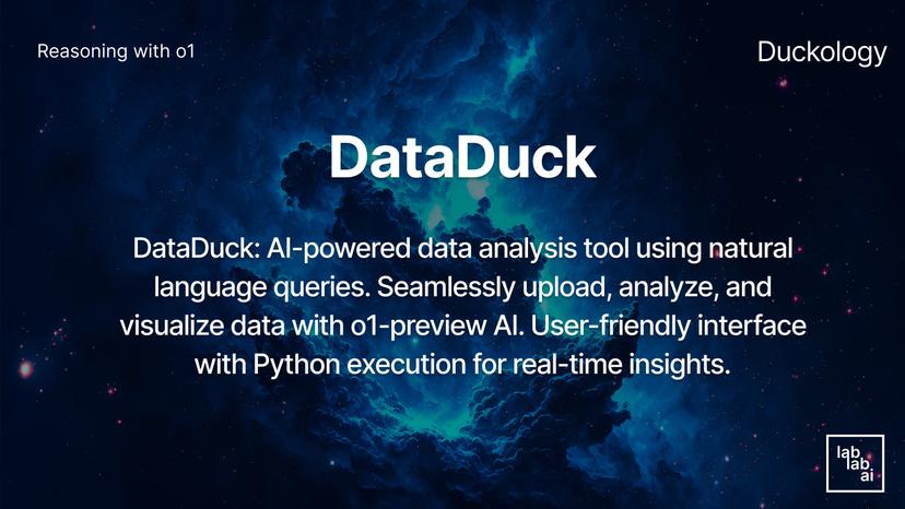 Data duck talk to your data