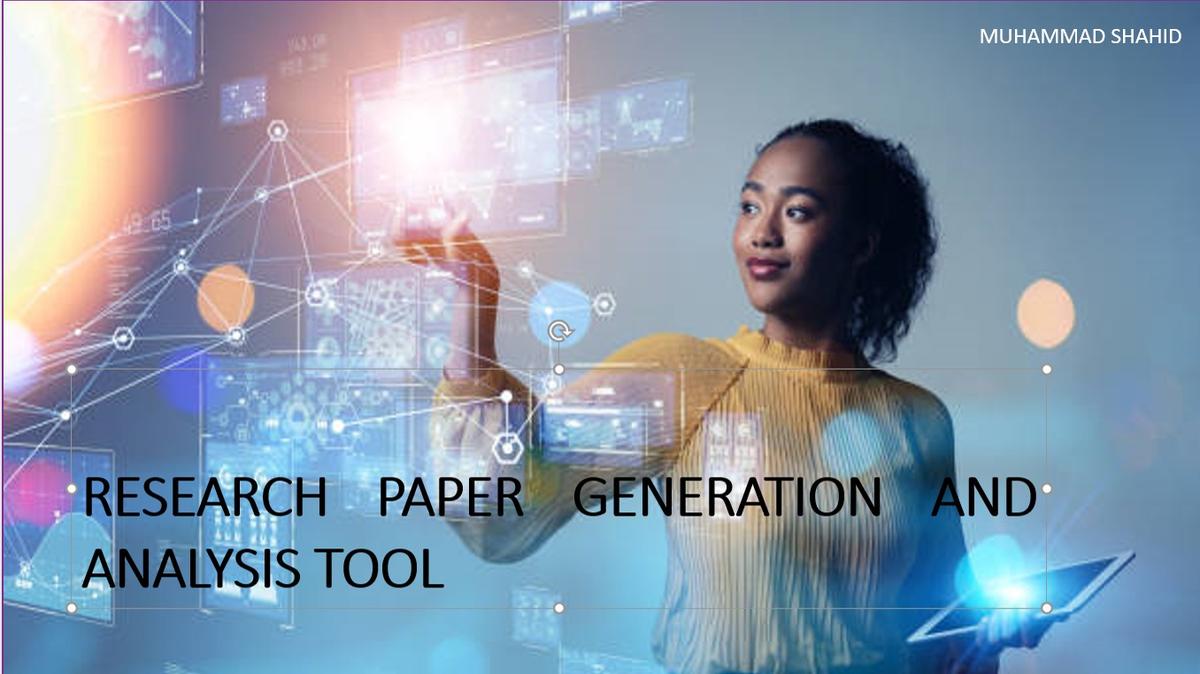 AI-Powered Research Paper Generation and Analysis