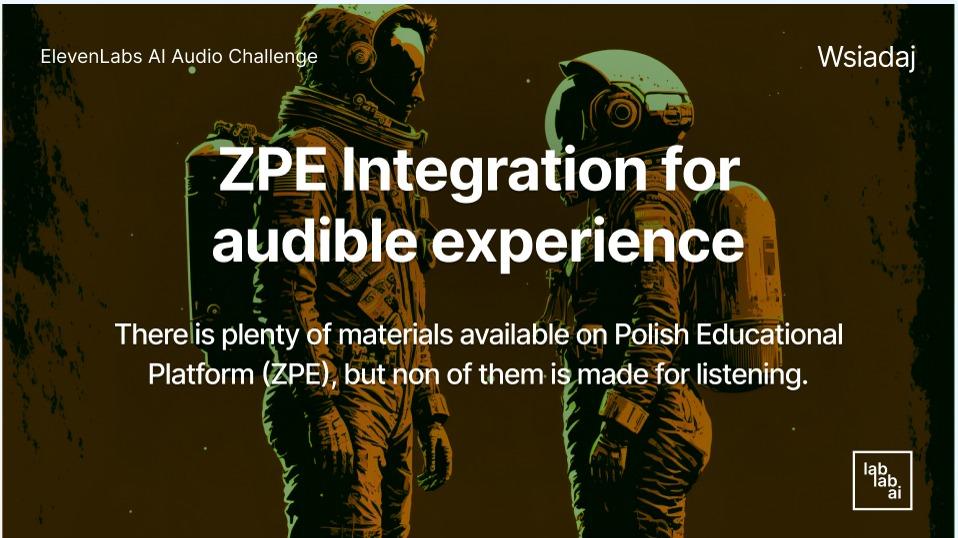 ZPE Integration for audible experience