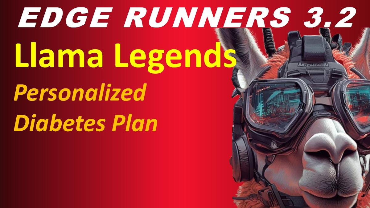 Llama Legend Personalized Diabetes Plan