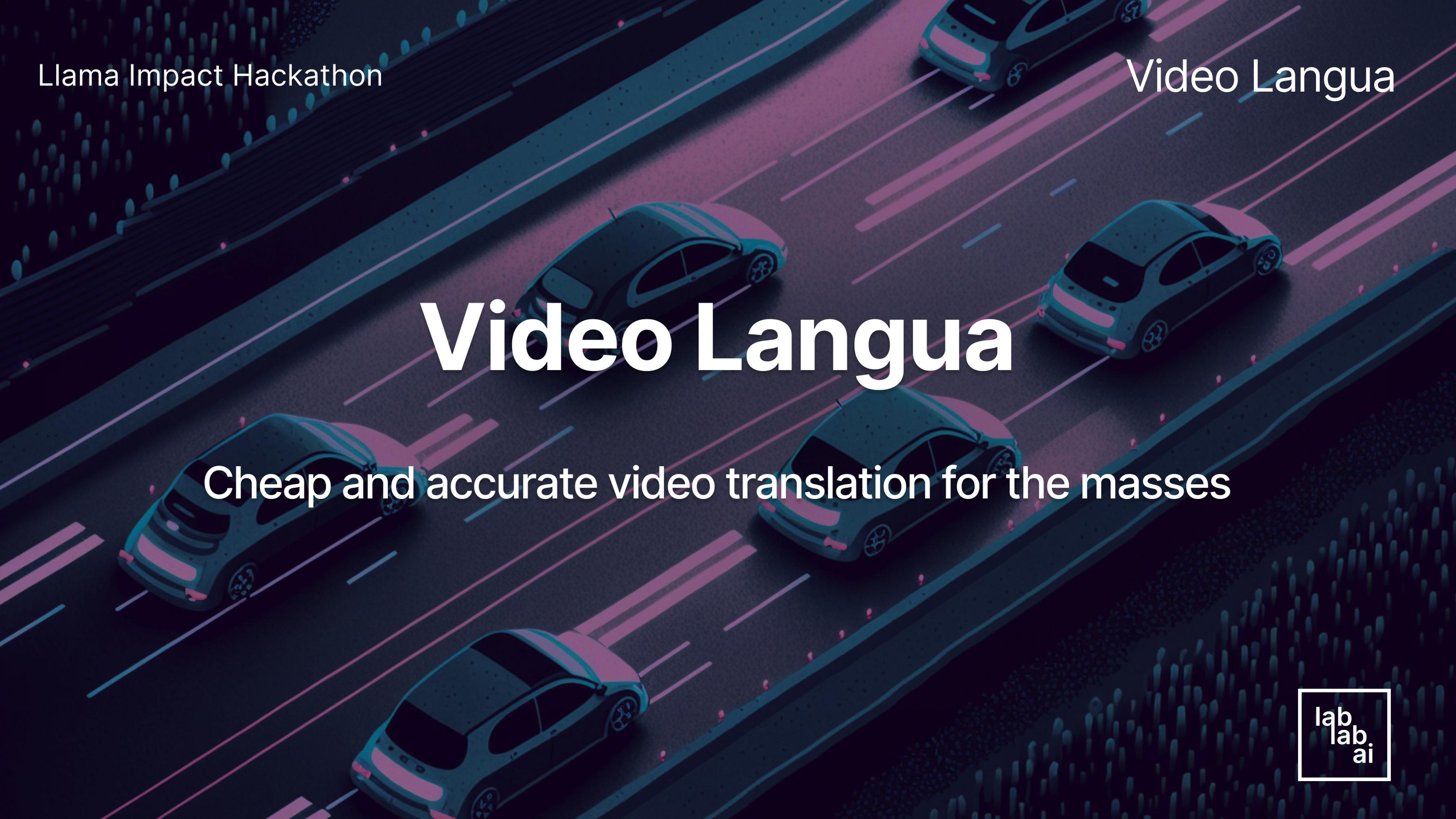 Cheap and accurate video translation for masses