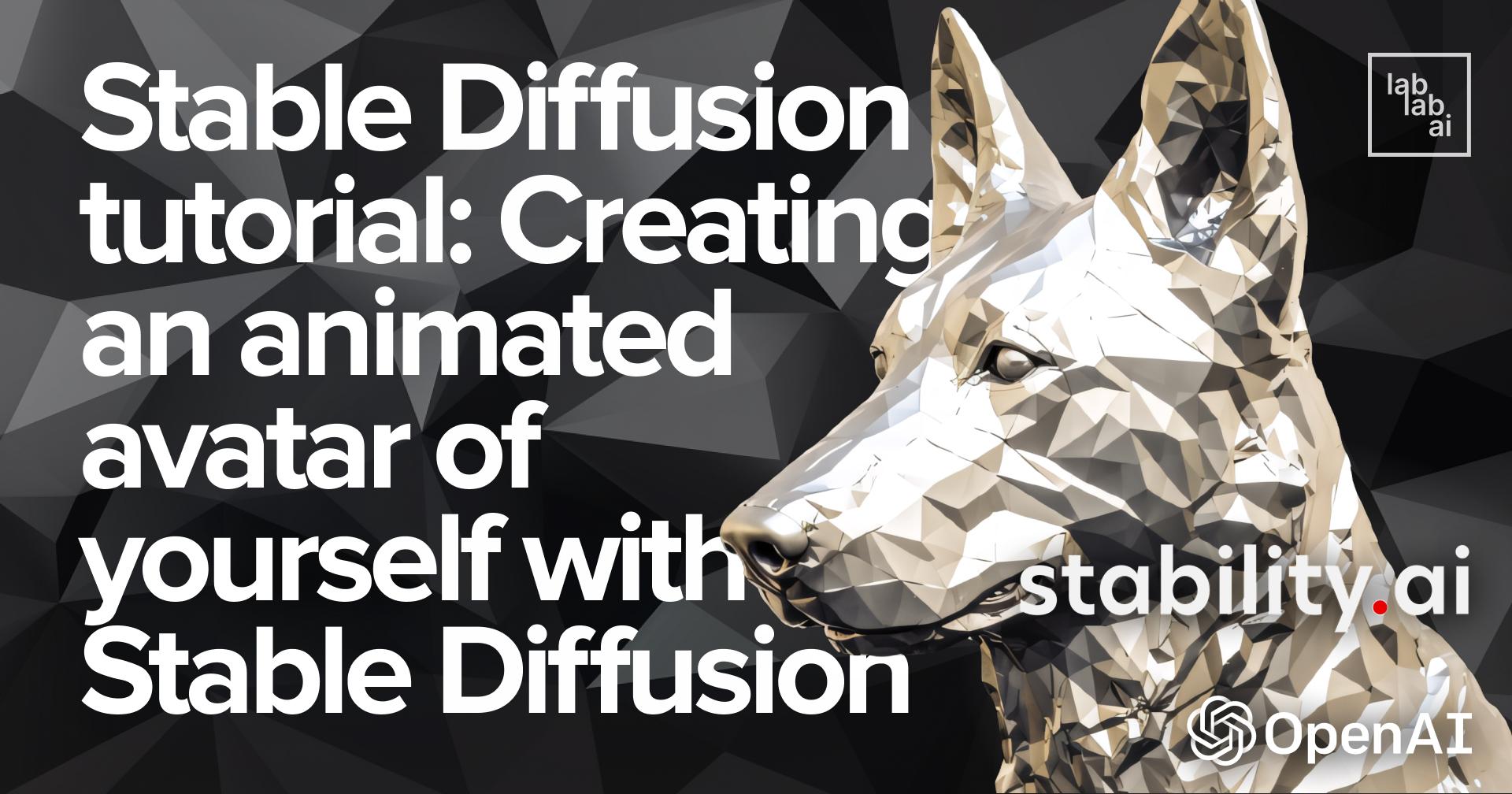 Stable Diffusion tutorial: Creating an animated avatar of yourself with Stable Diffusion