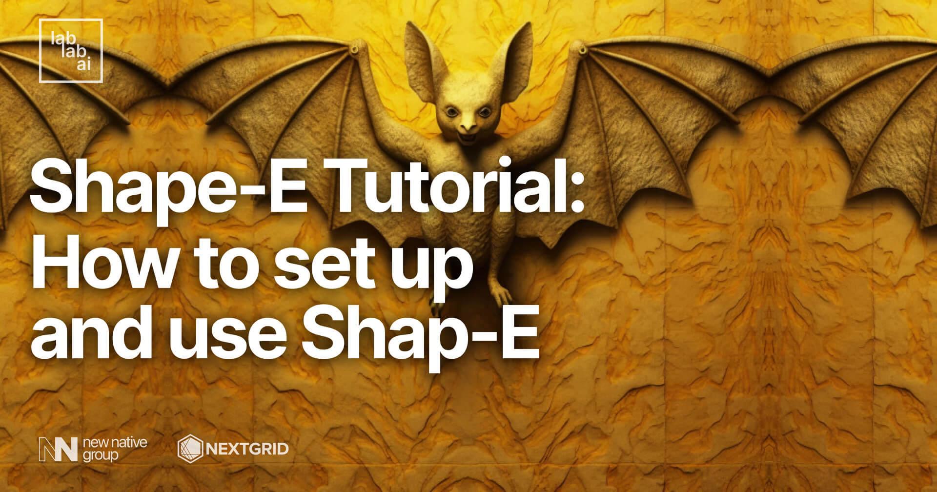 Shap-E Tutorial: how to set up and use Shap-E model