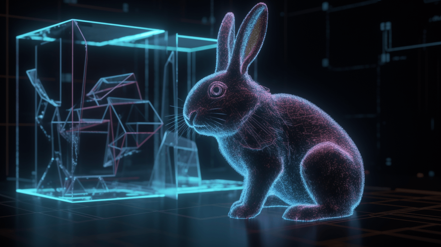 a cyber bunny
