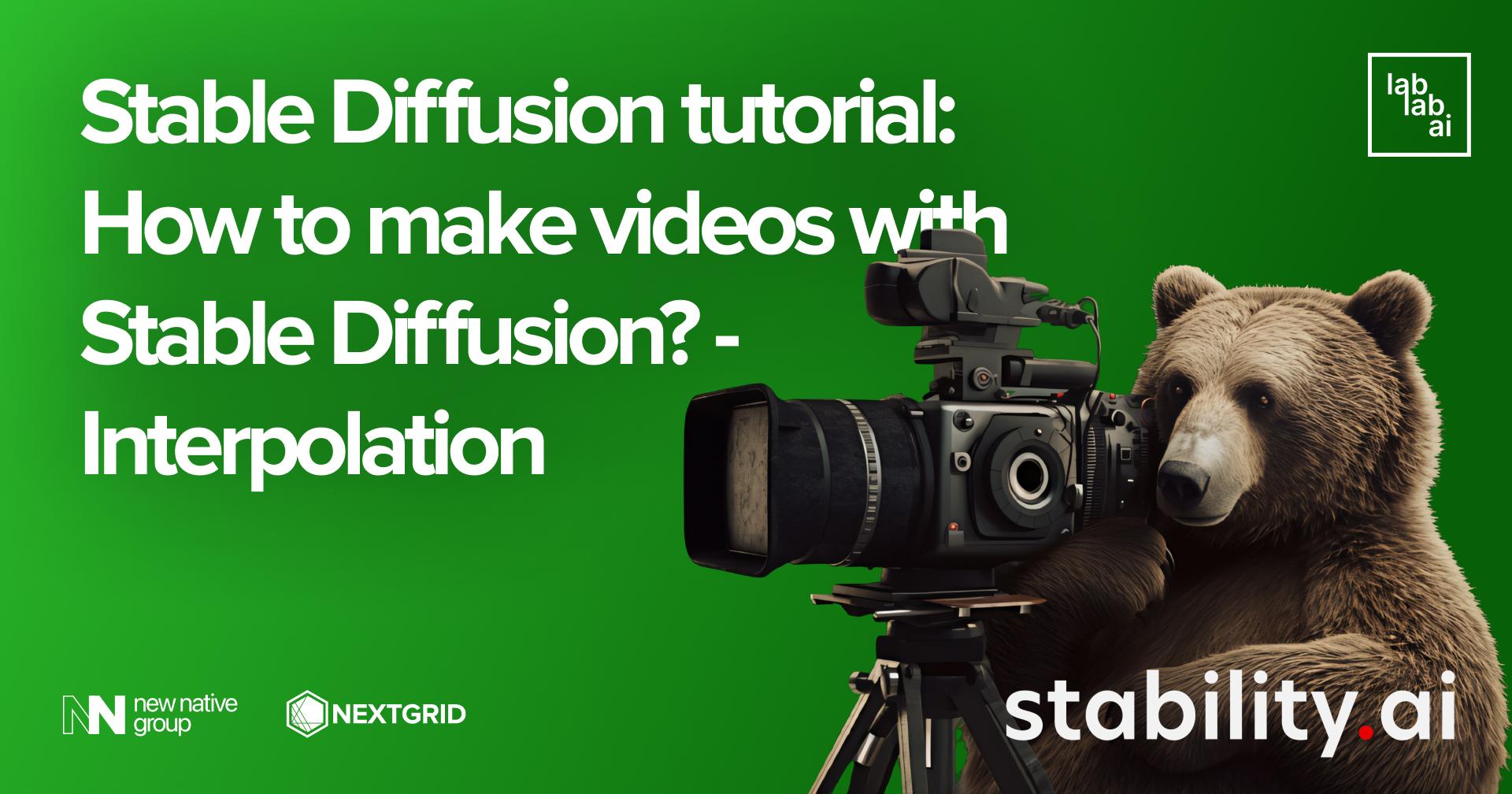 Stable Diffusion tutorial: How to make videos with Stable Diffusion? - Interpolation