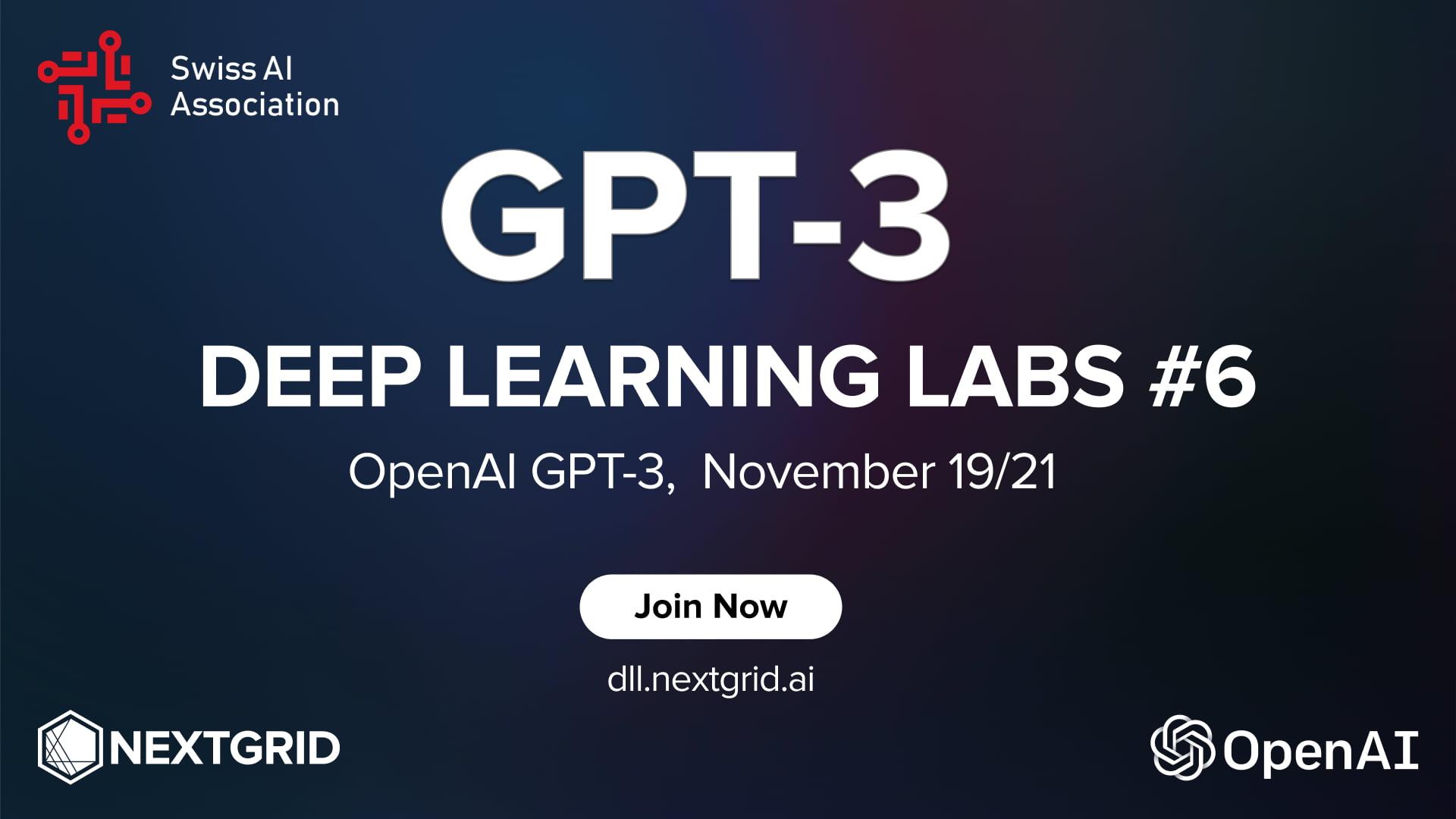 OpenAI GPT-3 Hackathon event thumbnail