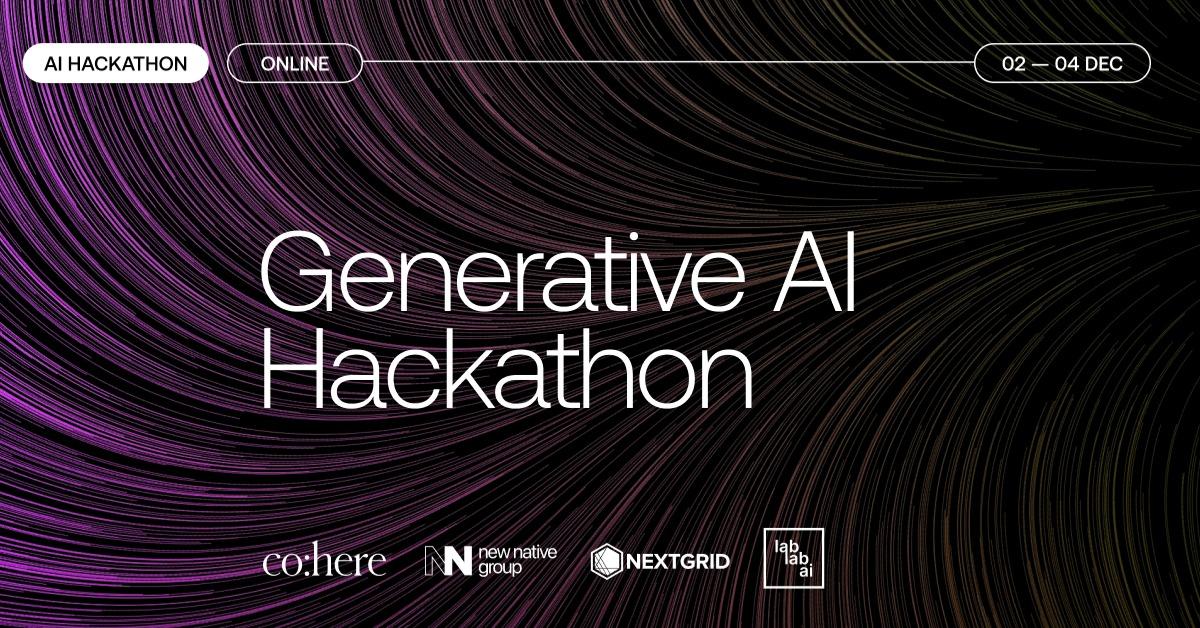 Generative AI Hackathon event thumbnail