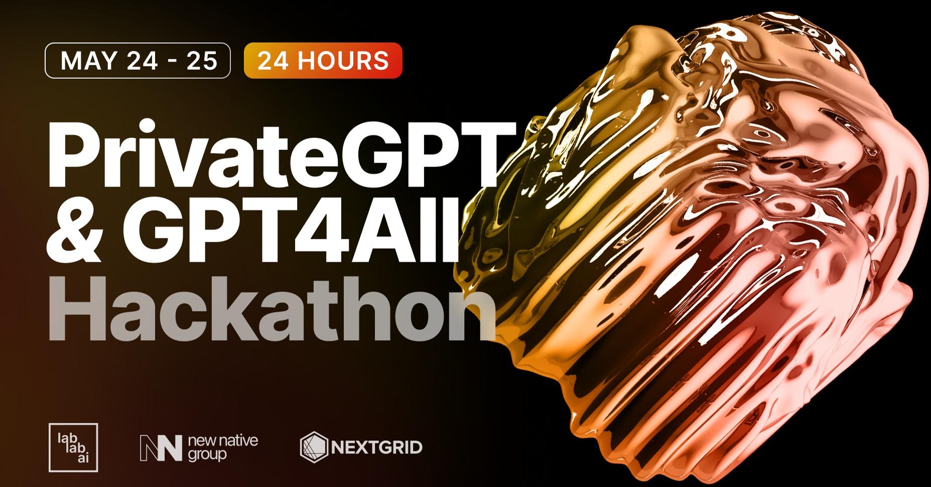 PrivateGPT & GPT4All Hackathon event thumbnail