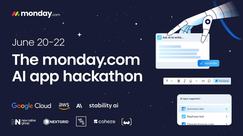 The monday.com AI app hackathon