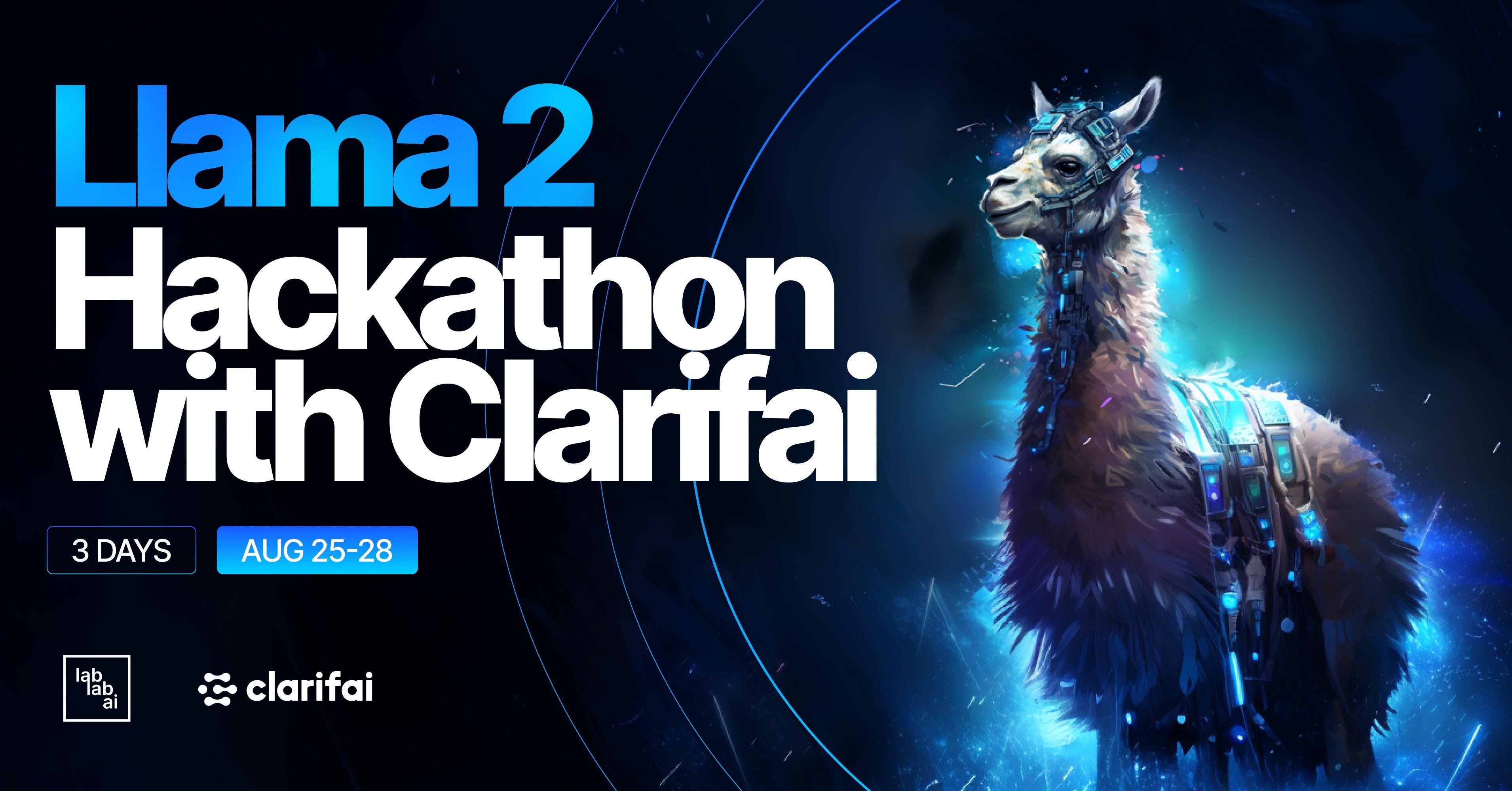 Llama 2 Hackathon with Clarifai image