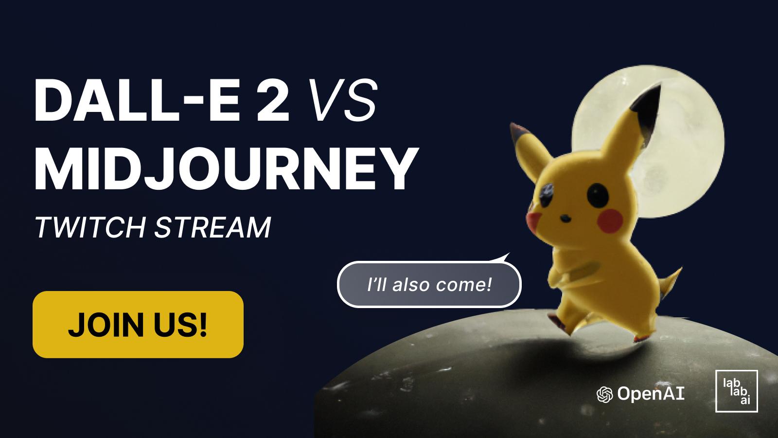 DALL-E 2 vs Midjourney Stream event thumbnail