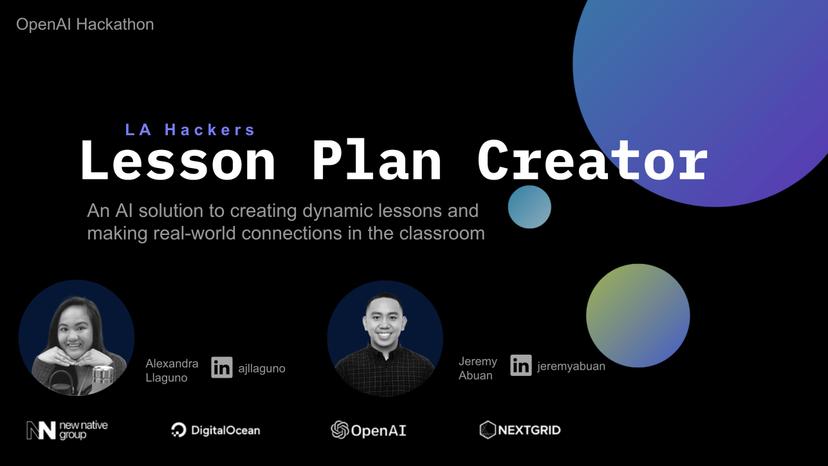 Lesson Plan Creator