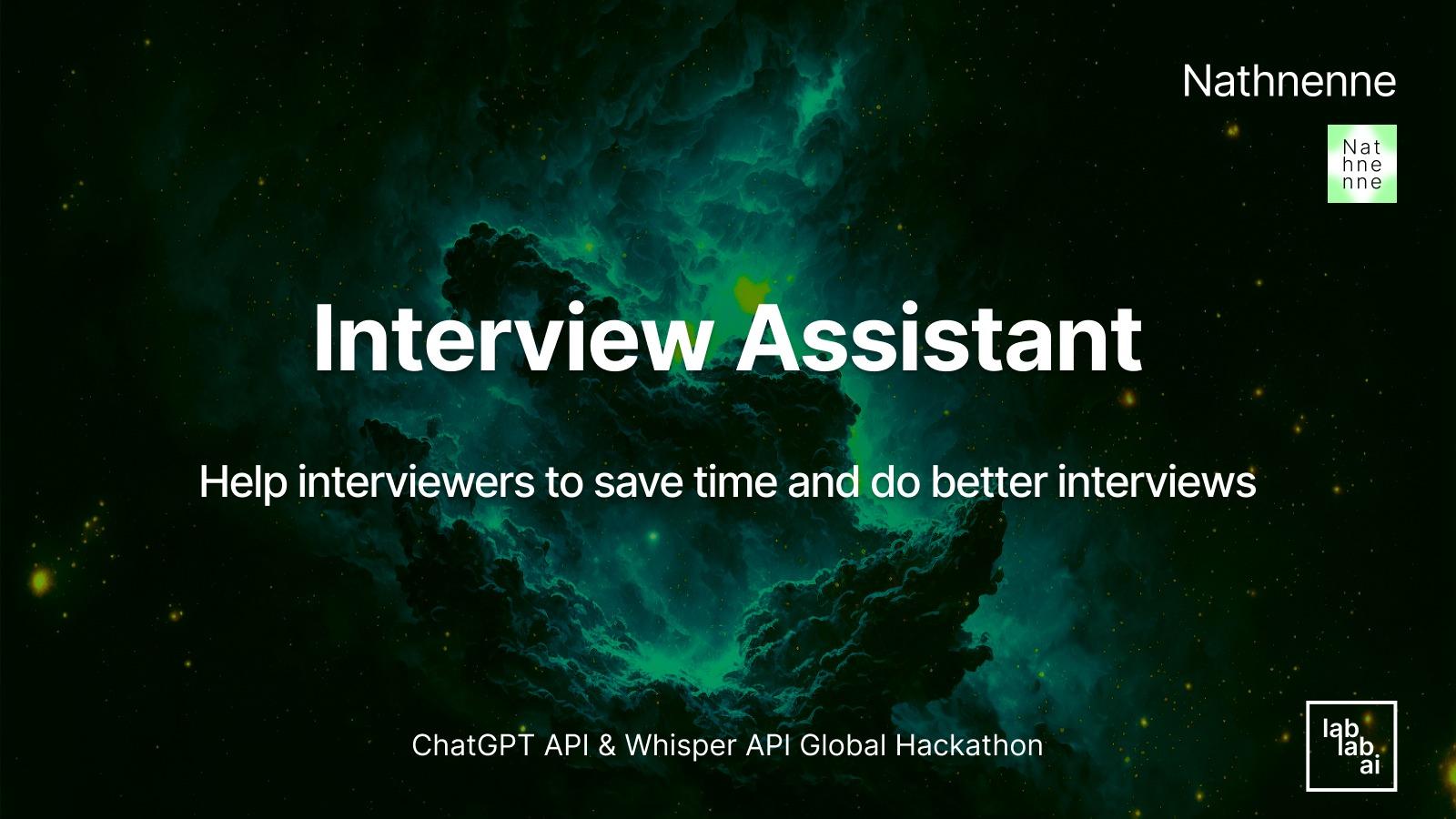 Interview assistant