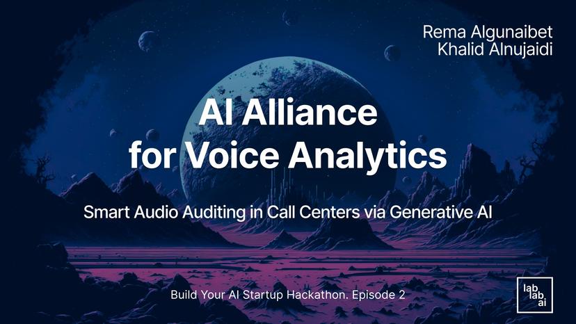 AI Alliance 4 Voice Analytics