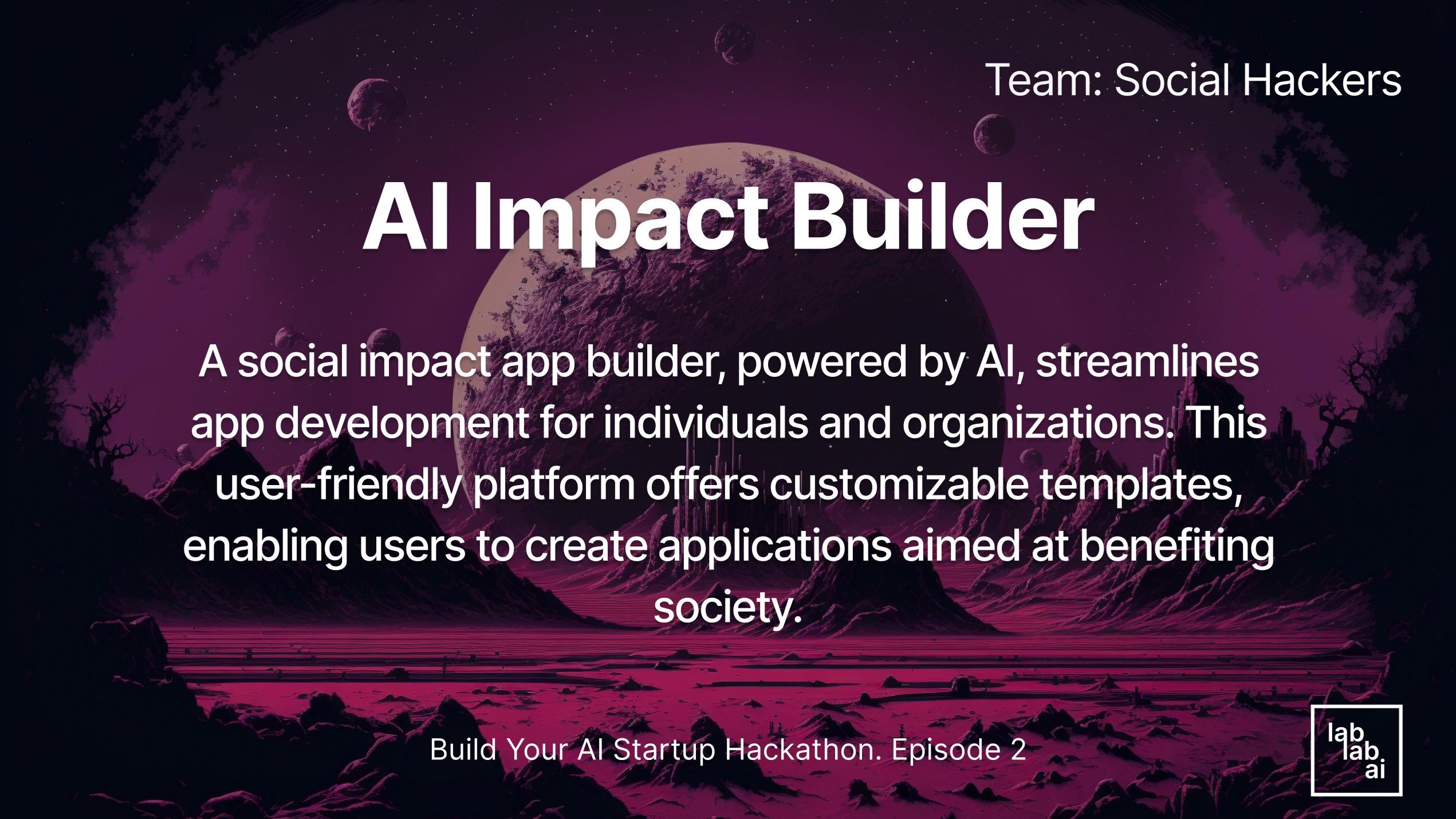 AI Impact Builder
