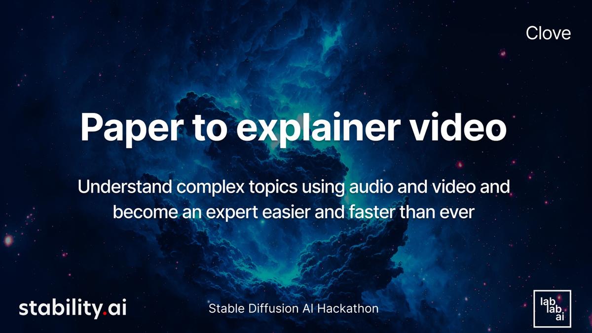Paper to Explainer video
