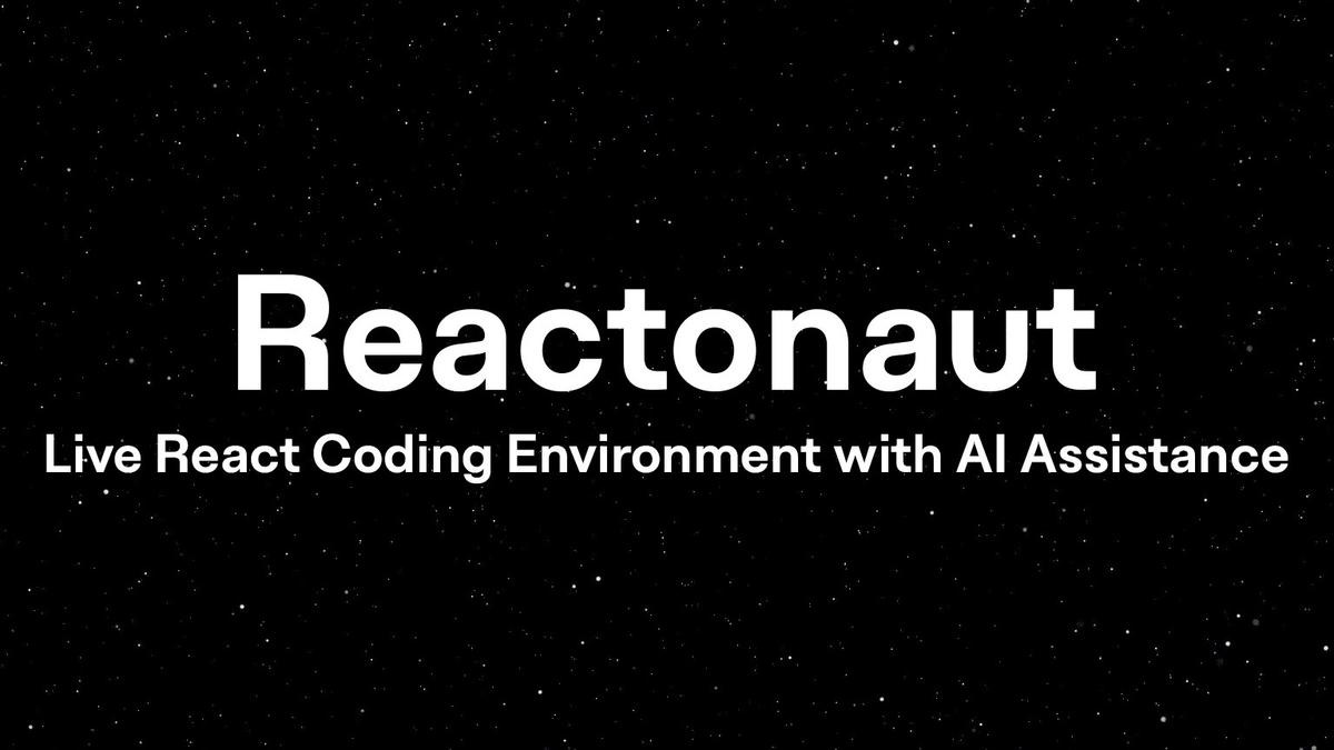 Reactonaut - AI Code Editor