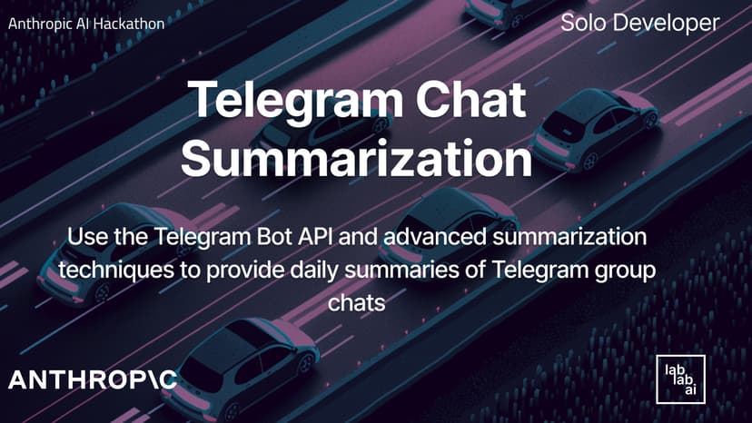Telegram chat summarization